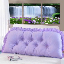 섬유 배게 기숙사 쿠션 침대 옆 등받이 이동식 세탁가능, (높이+길이)50-90, 반원자색