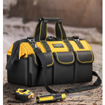 공구가방 휴대용 내구성 대용량 공구집 부품 장비 적재함 다용도공구가방, 13인치 클래식 어깨 끈