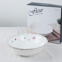 엘룸 플뢰르 다용도볼23cm 2P세트 면기 파스타접시, 2P