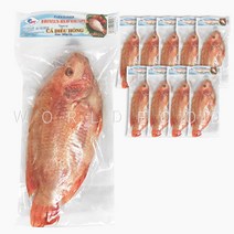 월드푸드 냉동 베트남 레드 틸라피아 RED TILAPIA 1마리 CA DIEU HONG, 6마리~10마리, 7KG +