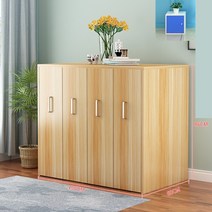 책장 틈새 슬라이드 서랍장 선반 좁은 폭, 오크100X60X86