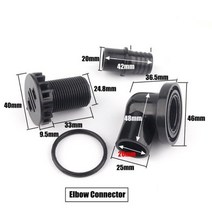 PVC 배관자재 강관파이프 게이트밸브 수도배관자재 1Pc 20mm 수족관 물고기 탱크 직접/팔꿈치 관절 물 배수 수생 애완 동물 소켓 파이프 드레인 커넥터 호스 조인트, [02] 5Pcs, [02] Elbow 20mm