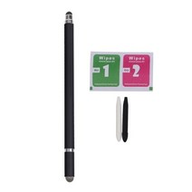 E65A Universal 3 In 1 Stylus Drawing Tablet Pen Capacitive Screen Touch Pens Pencil, [01] Black