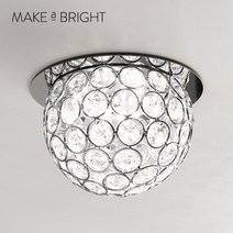 메이크어브라이트 크리스탈 LED 매입등 5W 화장대등 복도등, 주광색(화이트빛)
