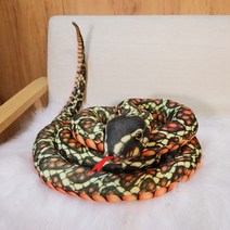 인형 110-300cm 파이썬 뱀 거대한 보아 코브라 긴 뱀 베개 선물 홈 인테리어, 300cm, 갈색