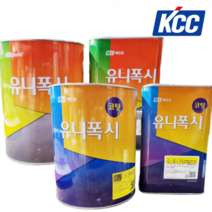 KCC 유니폭시 에폭시 상도 하도 (투명/회색/녹색) 4kg, 에폭시 상도 녹색 4kg