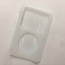 아이팟클래식 Apple 비디오 두꺼운 기계에 적합 60g 80g 실리콘 슬리브 mp3, 투명한 흰색