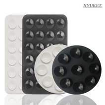 휴켓 스마트 다용도 뽁뽁이 흡착패드, 원형(화이트)