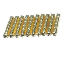 8pcs 구두 레이스 팁 DIY 끈 수리 교체 머리 금속 잠금 클립 끈에 대 한 버클 총알 Aglets 신발 액세서리