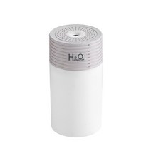 분위기 조명 데스크탑 가습기 300ml 용량 쿨 미스트 아로마 디퓨저 홈 침실 정수기, 01 WHITE