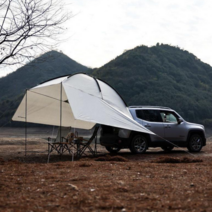 차박용타프 차박텐트 캠핑타프 실버코팅 3-4인용, 차박용