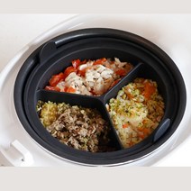 잼먹 실리콘 밭솥칸막이 6인용 이유식 마스터기