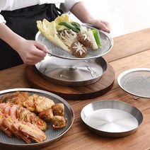 바겐슈타이거 메쉬 트레이 2종세트 18cm+19cm 채반 스텐 SUS304