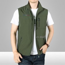 cs mall 남성 봄 가을 빅사이즈 등산 조끼 LZ17701