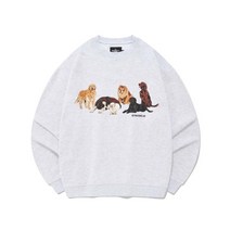 리트리버클럽 PUPPY BUDDY 크루넥 MELANGE 그레이