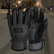 겨울용 고어텍스 등산 방한 장갑 자전거 오토바이 스키 보드 트래킹, 고어텍스 방한 장갑 블랙