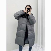 네이워에스엔 여성 빅사이즈 경량 덕 다운 90% 롱패딩 3종 컬러선택