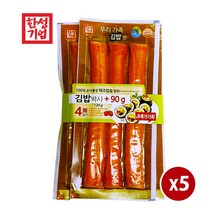 한성기업 김밥 박사 (120g+90g)x5개/초특가 기획상품 순식물성 해조 칼슘 4무첨가 어묵 맛살 살균제품 소풍, 5개