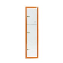 3인용 개인사물함 락커룸 무인택배보관함 캐비닛, 그레이