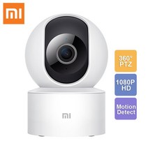 Xiaomi Mi 스마트 카메라 360 2K 1296P 1080P WiFi 무선 감시 웹캠 야간 시계 휴머노이드 아기 보안 모니터 감지, 1080P Camera_A EU Plug | CHINA