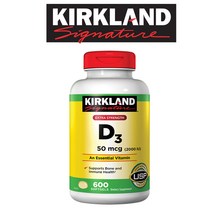 커클랜드 비타민D3 VitaminD3 2000IU 600정