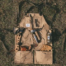 네이처하이크 캠핑 가죽 앞치마 방수 조끼, 캠핑 앞치마_카모