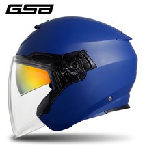 헬멧 오토바이 오픈페이스 바이크 하이바 스쿠터, 딥 블루