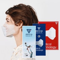 BMT 크린테크 하루온 국내산 KF94 황사 방역마스크 숨쉬기편한 귀가편한 마스크 블랙 화이트, 비엠티KF94 대형화이트(개별포장)