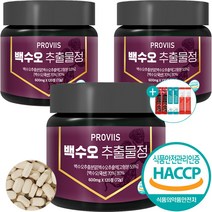 백수오 추출물 정 국내산 식약처 HACCP 인증 120정 + 사은품 증정, 3개