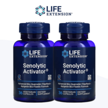 라이프익스텐션 세놀리틱 Activator 피세틴 레시틴 36정 x2
