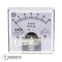 SY-60 RPM 메타 DC 10V 1800RPM 아날로그메타 Tachometer 회전속도계 지시전기계기 삼영전기