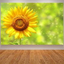 복들어오는 해바라기 액자 그림 집들이선물 현대 포스터 꽃 월 아트 캔버스 프린트 집 식당 장식 소박한 벽 거실 Cuadros, 06 6_06 50X70cm Unframed