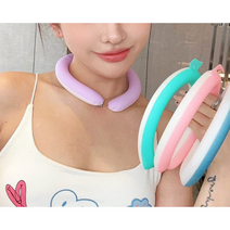 쿨링넥 넥큘링튜브 쿨밴드 얼음목걸이 쿨링 아이스튜브 냉감목걸이 시원한, 민트