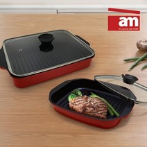 골든벨 am 사각 인덕션 그릴팬 - 22.5cm, 단품없음