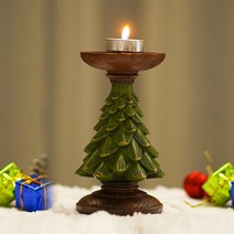 크리스마스 트리 캔들 홀더 크리스마스촛대