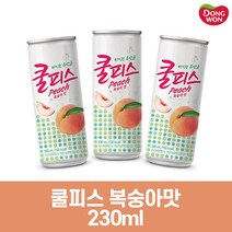 쿨피스 복숭아맛 230mlx30캔 (유통기한 5.29까지)