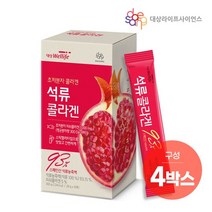 대상웰라이프 석류콜라겐 젤리스틱 20gx15포x4박스, 기타, 없음