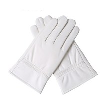 남자 명품 가죽장갑 남자 패션 정품 가죽 겨울 따뜻한 흰색 의식 양가죽 짧은 장갑 경찰 장갑 전체 손가락 스포츠 장갑