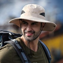 KL 자외선차단 메쉬 사파리모자 등산모자, 베이지