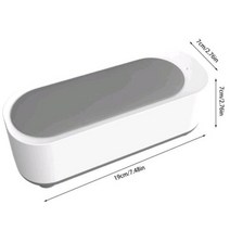 안경세척기 초음파세척기 쥬얼리세척 초음파클리너 미니 울트라 소닉 클리너 고주파 진동 워시, WHITE, white