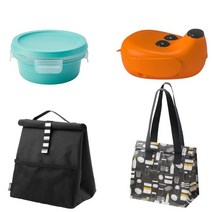 IKEA 이케아 365+도시락통+드라이푸드칸막이 원형터쿼이즈, 6) 헤스타게 도시락 가방