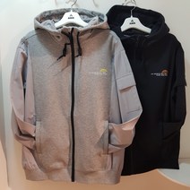 에어워크주니어 엔씨충장점 아동 주니어 //빠른배송// W231B0402A *세일* 앞판 절개배색과 우븐소재와 다이마루소재를 섞은 스포티한 감성의 남녀공용 후드 점퍼