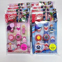 다현컴퍼니 답례품 블럭시계, 1.시계+페이퍼백, 2.여아