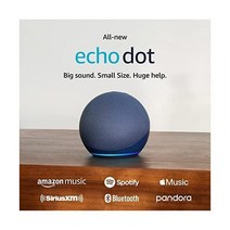 Amazon 완전히 새로워진 Echo Dot(5세대 2022년 릴리스) | Alexa가 탑재된 소형 스마트 스피커에서 더 크고 생생한 사운드 딥 씨 블루, Deep Sea Blue, Device only