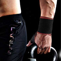 얇은 손목보호대 리스트랩 1+1 헬스 골프 볼링 아대, 무릎보호대1P