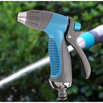 연속분사 세차 청소 워터건 고압분사기 초강력 캠핑장 물호스 원예용 정원 스프레이건 화장실 야영장, 색상랜덤