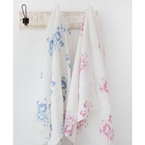 혜인천 대폭 퓨어린넨100 가비앤로즈 2컬러, 핑크
