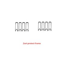 드론 부품 부속 Z908 프로 4K RC 드론 예비 부품 37V 2000mAh 배터리프로펠러프레임 보호 액세서리 배터리, 11 2set protect frame