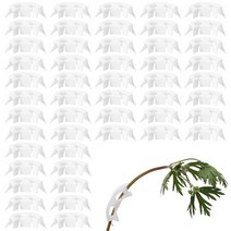 100pcs 90도 식물 분기 벤더 재사용 LST 클립 낮은 스트레스 훈련 제어 성장 정원 장식, 02 white