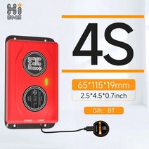 HIBMS 스마트 액티브 밸런서 bms Lifepo4 이퀄라이저 4s Balanceador de Bateria 24v 로드 밸런스 보드 블루투스 1A 전류, 4S Smart Active